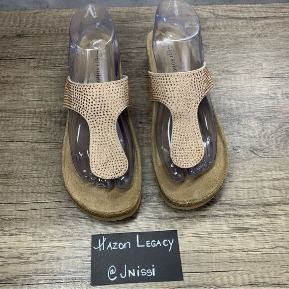 Zigi Soho~Women’s~”Zarin”~ Tan Wedge Sandal~Size 7.5 - Picture 3 of 9